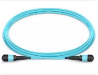 Los milímetros telegrafían OM3 12 el cordón de remiendo de la fibra óptica de las fibras MPO/MTP