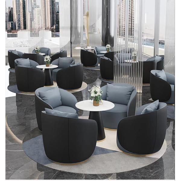 Solid Wood Hotel Restaurant Furniture Coffee Table Sets Creative Lobby