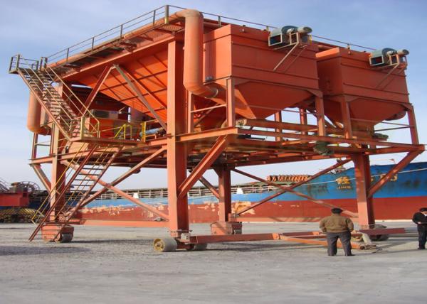 Mobile Eco Hopper Large Capacity , High Efficiency Cement Hopper With Filter