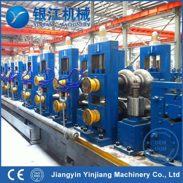 PLC 500kw Galvanized Pipe Making Machine Carbon Steel Erw Pipe Machine