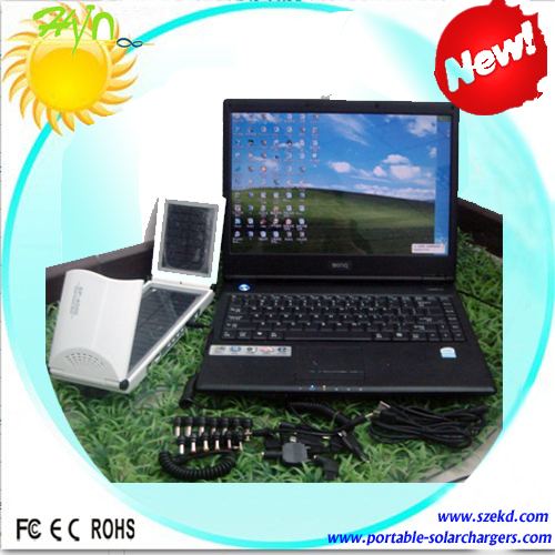 Portable High Capacity Solar Charger Wiht Feed Indicator And ABS Shell For Laptop, Mobile