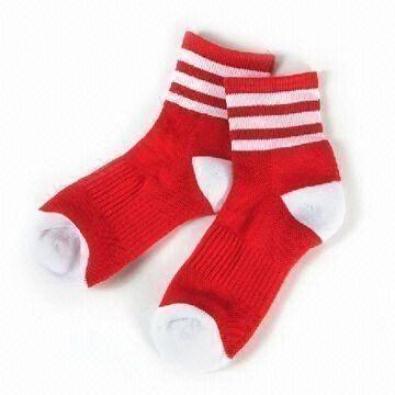 Cotton knitted custom logo, design women's Cotton Sport Socks