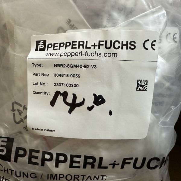 2mm NBB2-8GM40-E2-V3 Pepperl Fuchs Safety Barrier M8 PNP Type Proximity Sensor