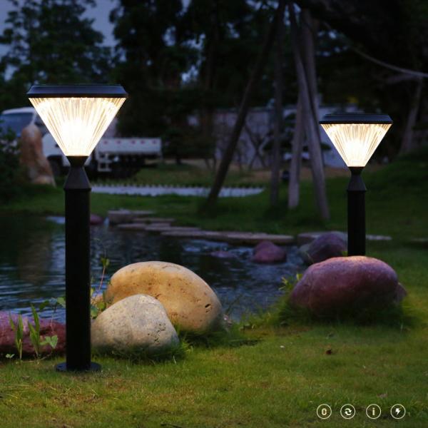 Solar Led Street Light Lamp Gate Aluminium Ip65 Waterproof Garden Solar Fence Light