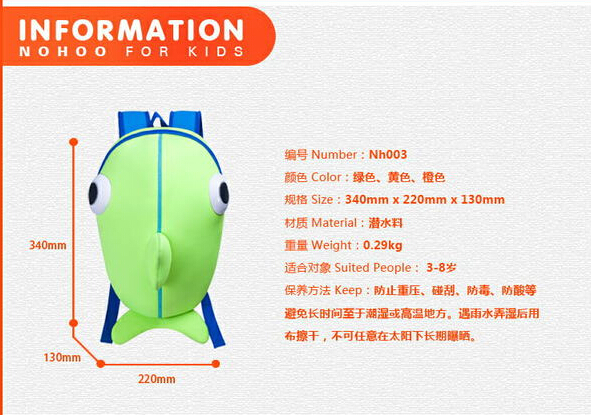 Zipper Kids Travel Backpack Bag Lightweight , Kids Hiking Backpacks