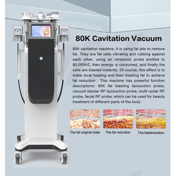 6 In 1 Laser Cavitation Vacuum Cellulite Removal Fat Dissolving Device Body Slimming Weight Loss Machine For  Beauty Salon