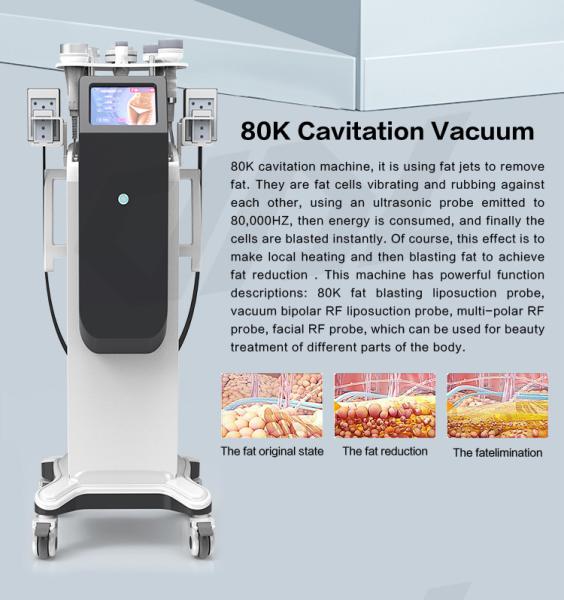 New Arrival Maquina De Adelgazamiento Cavitation Rf 6 In 1 3D Skin Rejuvenation Skin Firm Beauty Machine