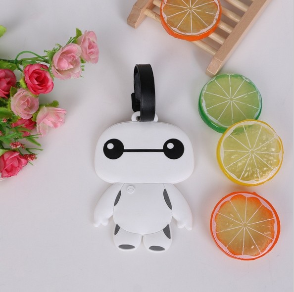 2018 Durable prevent luggage missing pvc luggage hang tag/travel 3D silicone luggage handle tag