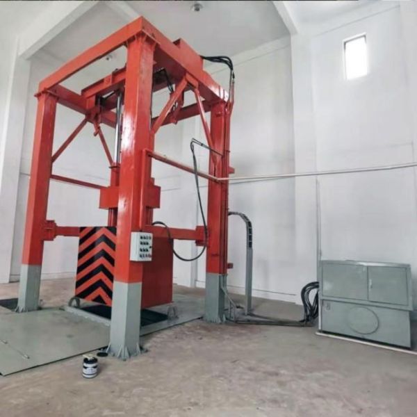 VerticaL 40-80T Rubbish Hydraulic  Marine Solid   Refuse Trash Waste Refuse Garbage Compactor