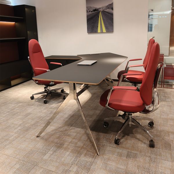 Hot Selling Office Desk 1.8m Modern L-Shape Executive Desk For CEO Office Furniture