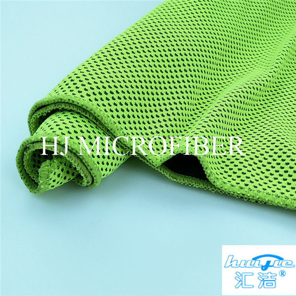 Green Color  Microfiber Cleaning Cloth Cooling Towel Bath & Beach Towel small microfiber cloth