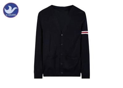 Adults Men's Long Sleeve Cardigan Sweater , Mens Button Up Sweater With Pockets