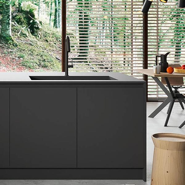 Shaker Modern Acrylic Gloss Kitchen Cabinets PVC Cupboards For Home