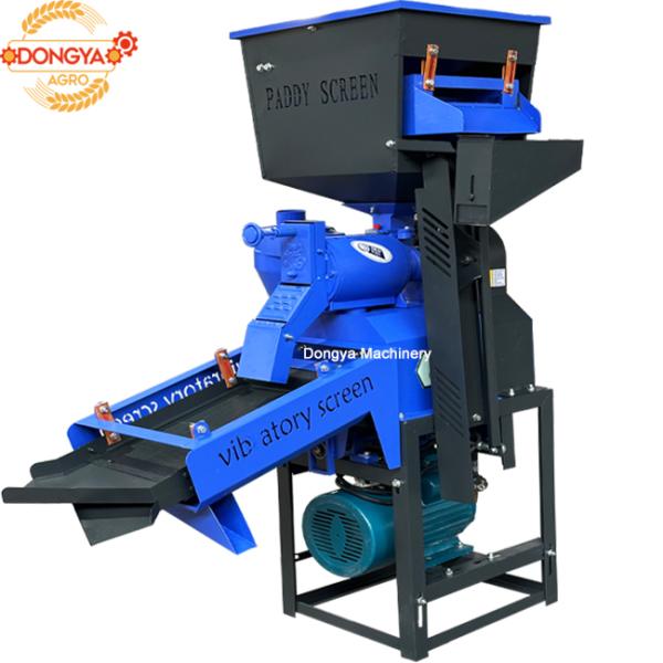 4HP однофазный 6N50L вибрационный рисовой мельница с дестонером и сортировкой