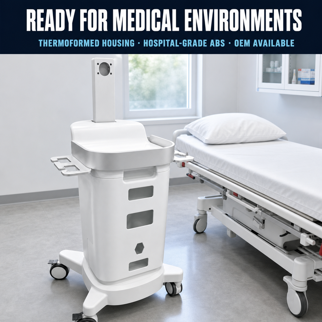 Custom Vacuum Formed Medical Enclosures with Full Assembly Service | OEM ABS/PC Shells