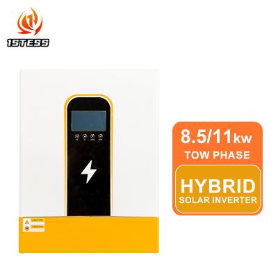 11kW High Voltage MPPT Inverter Single Phase 48V Battery Pure Sine Wave Twin AC Output