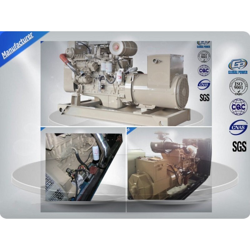 50Kw-500Kw Three Phase Marine Diesel Genset With Sea Water Cooling System