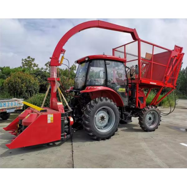 Self Propelled Tractor Mounted Corn Stalk Silage Harvester Machine Mini Napier Grass Forage Harvester
