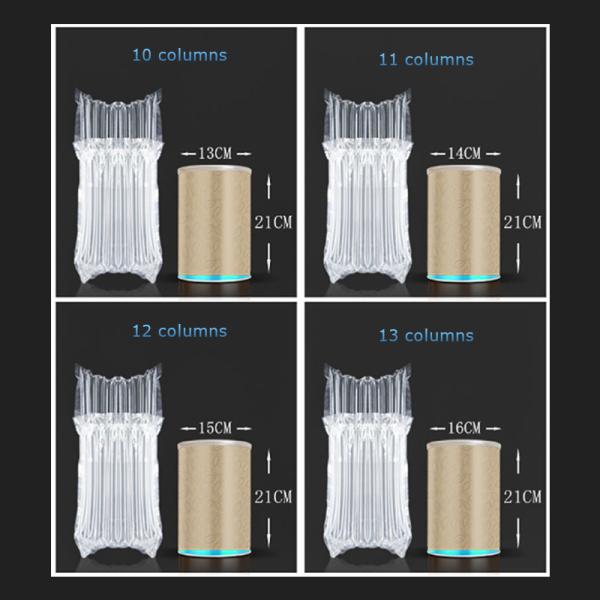 bubble cushion bag wine bottle air column packaging,air filled bags, Protective Film, Air column bag for protect goods