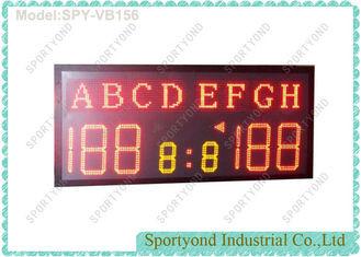 High School Sports Electronic Volleyball Scoreboard / Table Tennis Score Boards with Team Name and Red LED