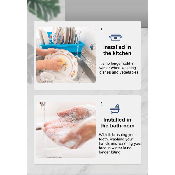 водопроводный кран момента времени кухни 3kw IPX4 горячий для раковины Bathroom