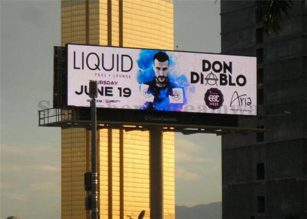 Commercial P8 Outdoor Led Billboard , Advertising Led Display Board 6500 Nits Brightness