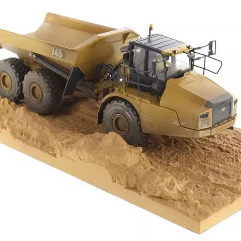 DM 1:50 Scale Articulated Truck Weathered Dump Truck Model 85704 Diecast Collectible