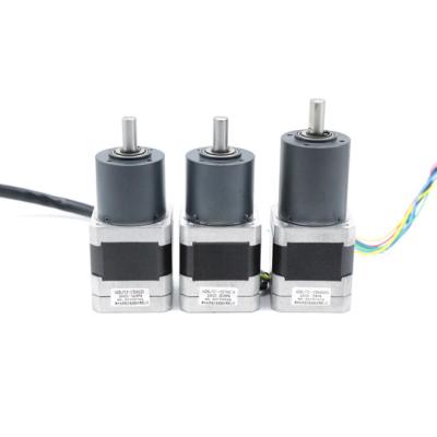 24v motor sem escova 42mm da caixa de engrenagens da redução do Nema 17 1 216 relação 0.66nm