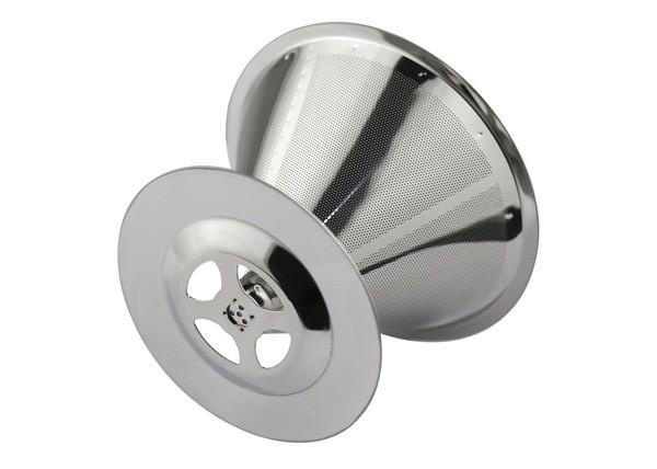 125mm Fixed Base Paperless Coffee Dripper Silicone Ring For Pour Over Coffee