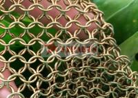 Cortina de cota de malha anel 1,0 x 8 mm Material de latão Metal no palco sonoro