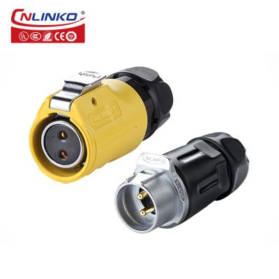 Cnlinko LP20 Aviation Connector 2 3 4 5 7 9 12 Pin Ip68 Fast Connection Plug and Socket Cable Connector