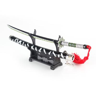 Shinazugawa Sanemi Metal Demon Slayer Mini Katana Keychain Key Chain