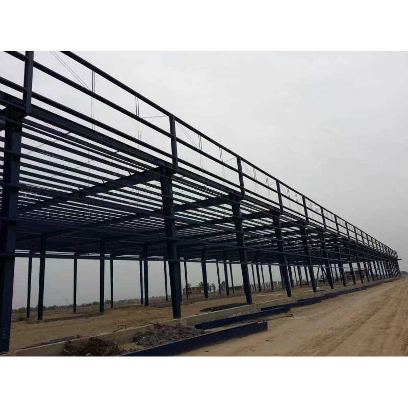 Prefabricated Steel Structure Industrial Workshop Building with CE Certificate Customized Size and Seismic Grade 8