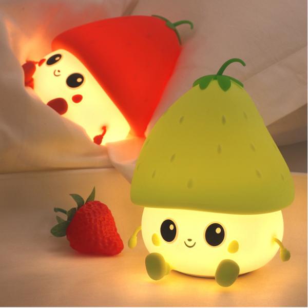 Controle remoto Toaster de presente para meninas bonitas Luz noturna LED Cartoon Novidade Lâmpada de quarto para bebê