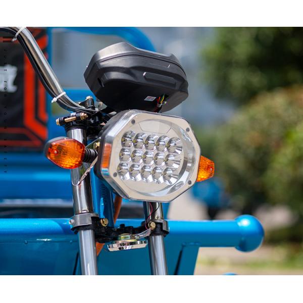 Solar Panel Electric Tricycle Adults with Max Speed 25-35km/h and 48v/60v-20A Battery