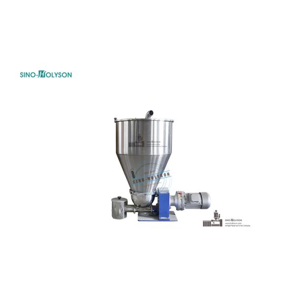 CE ISO 30kw PVC Stainless Steel Feed Hopper For Twin Extruder 200kg/H
