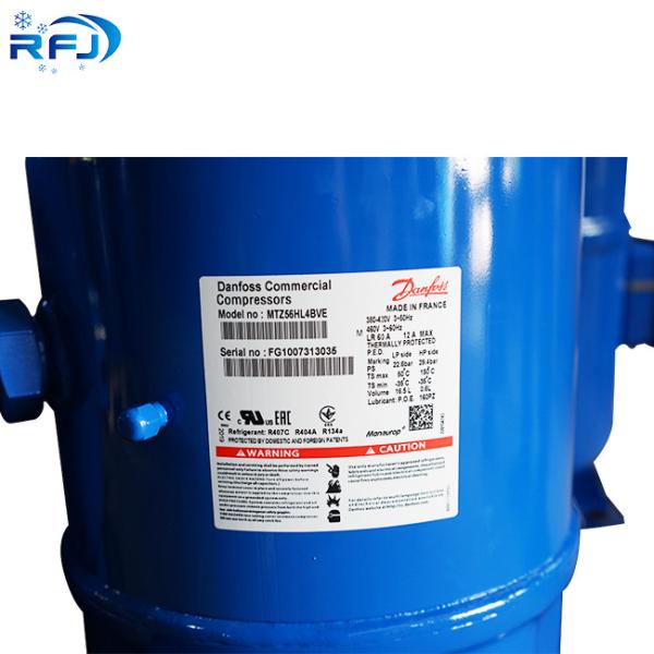 Compressor Maneurop MTZ50-4VI do condicionamento de ar da conexão de Rotolock para o equipamento de refrigeração