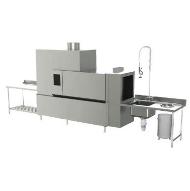 Equipamento de lavagem de pratos autônomo Máquina de lavagem de pratos comercial de alta temperatura