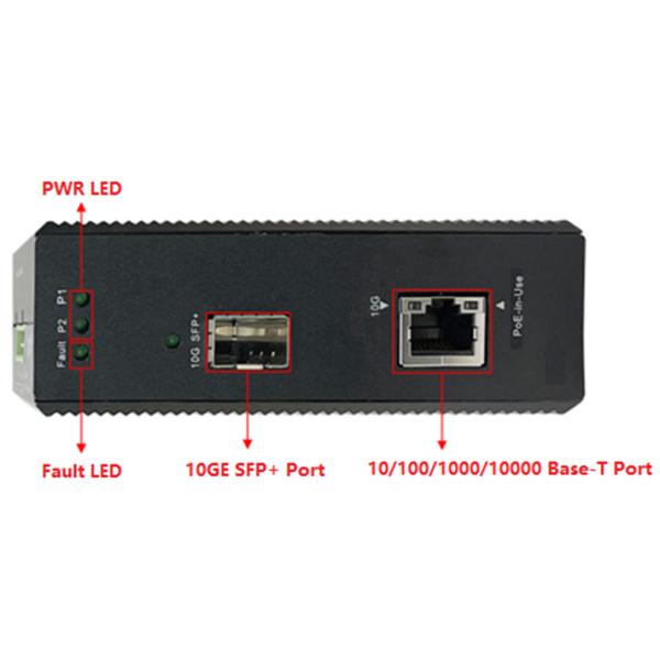 CO-1X1CP 10GE Poe Switches IEEE802.3 Protocols Extend IP Ethernet Transmission