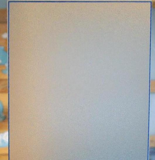 Segurança personalizada Vidro congelado Satinado Vidro gravado Ultra-Clar Anti Fog Mirror