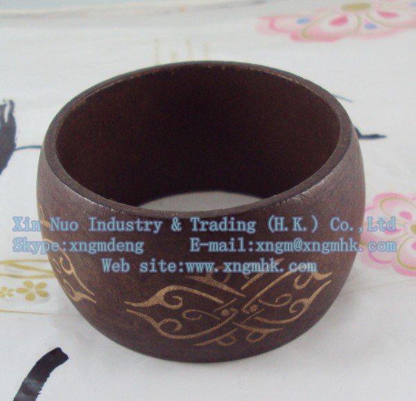 Wooden bracelets, wood grain bracelets, solid wood bracelet