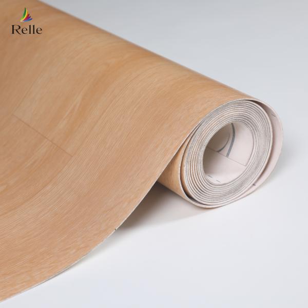 Embossed Plastic Heterogeneous Flooring Wood Grain Hospital PVC Flooring