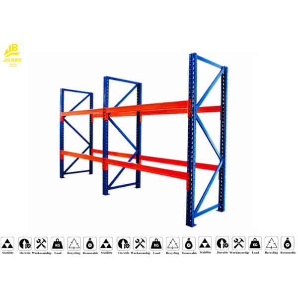 Safe Drive In Pallet Racking System , Push Back Pallet Rack Storage Systems