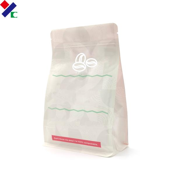 Compostable упаковка кофе 500Gram 1000Gram кладет в мешки с молнией
