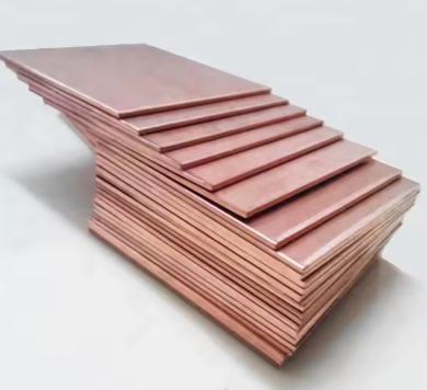 Bending Welding Cutting Copper Cathode 99.99% Copper Plates For Distilling Alcohol