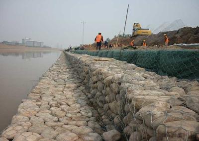Système de clôture en gabions H2m antirouille pour la protection des digues