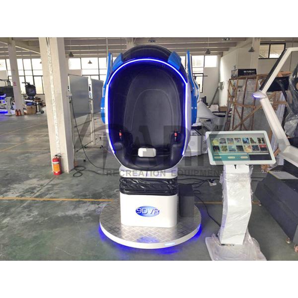 Attractive 9D VR Simulator , Electric System 9D VR Cinema With 1 Seat