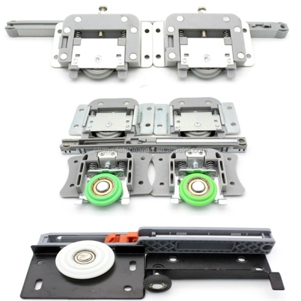 Sliding Wardrobe Door Runner Wheels U Groove Roller Pulley for Partition Glass Doors