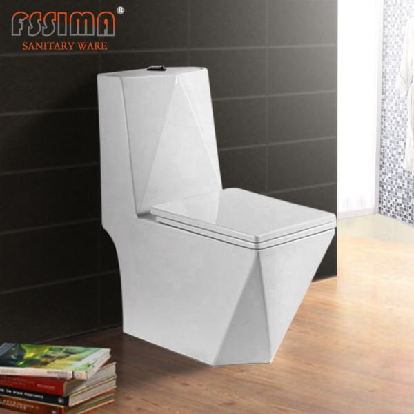 S prende um toalete nivelado superior Diamond Shape Ceramic Bowl da parte