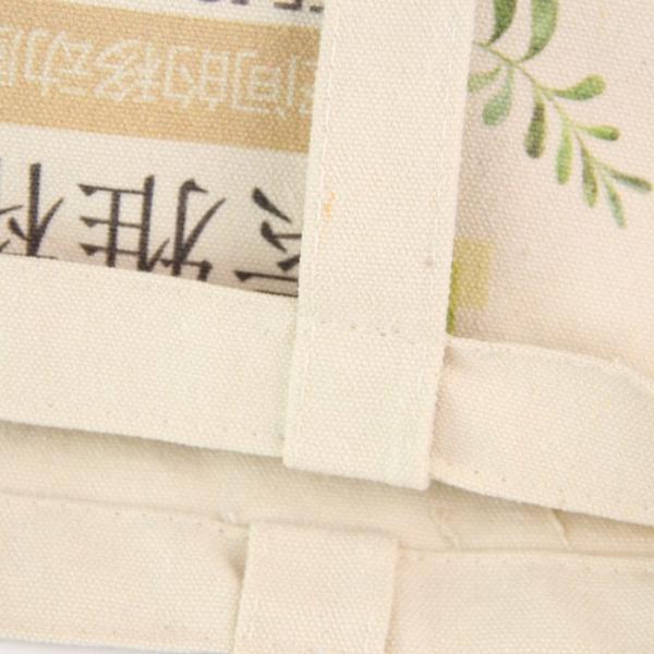 Eco Organic Printed Reusable Shopping Bags Recyclable Cotton Bag